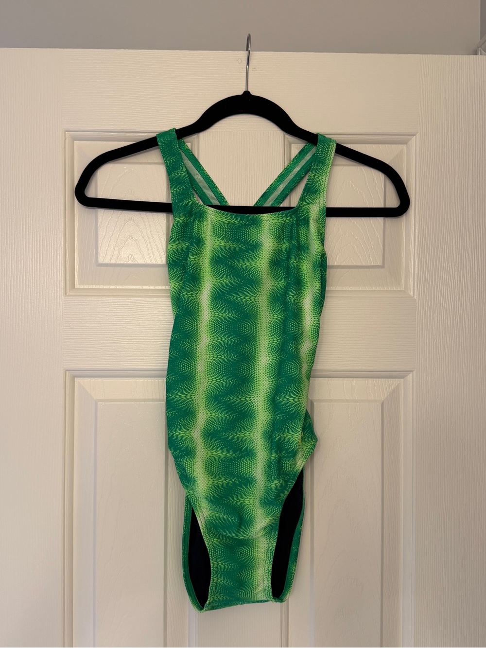 Speedo Green Tie Dye One Piece Swimsuit